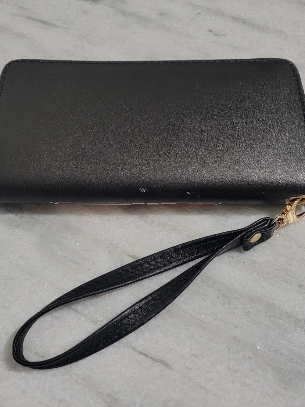 Betty Boop Black Graphic Wristlet Wallet - Picture 2 of 7